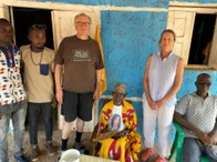 Tom & Peggie meet with the Village Chief at Pezoan